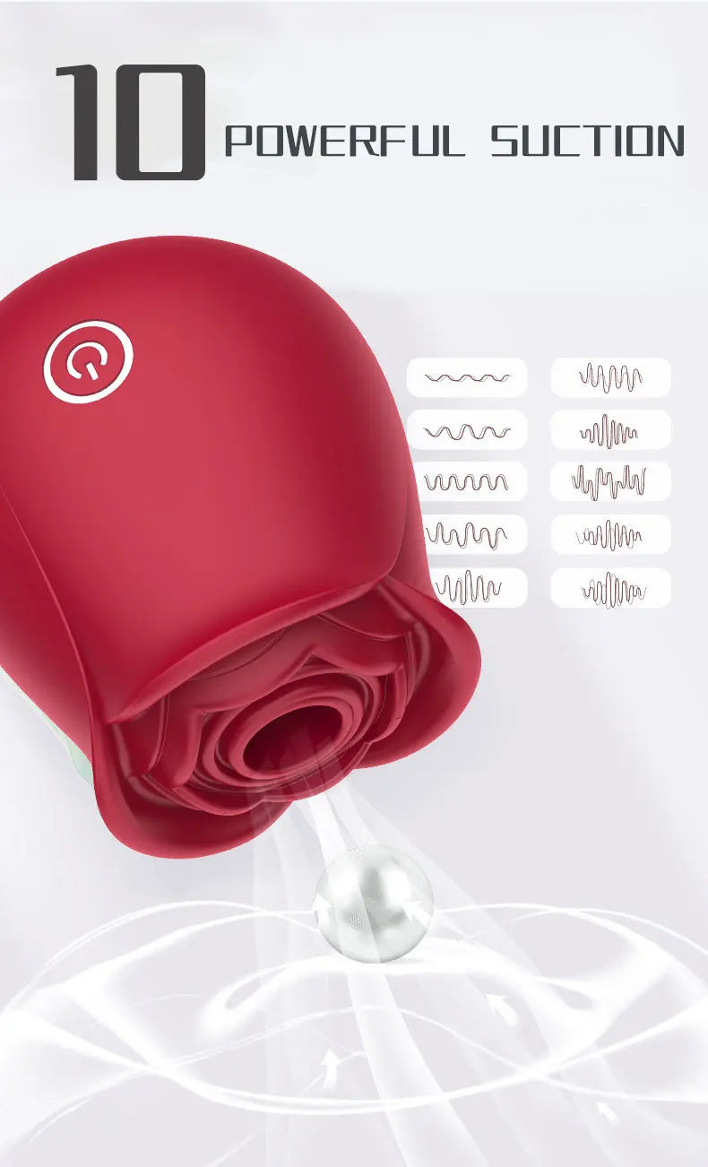 Rose Sucking Vibrator Vagina Intimate Good Nipple Sucker Oral Licking Clitoris Stimulation Powerful Sex Toys For Women 18+