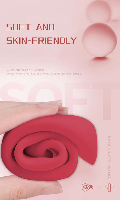 Rose Sucking Vibrator Vagina Intimate Good Nipple Sucker Oral Licking Clitoris Stimulation Powerful Sex Toys For Women 18+