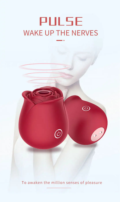 Rose Sucking Vibrator Vagina Intimate Good Nipple Sucker Oral Licking Clitoris Stimulation Powerful Sex Toys For Women 18+